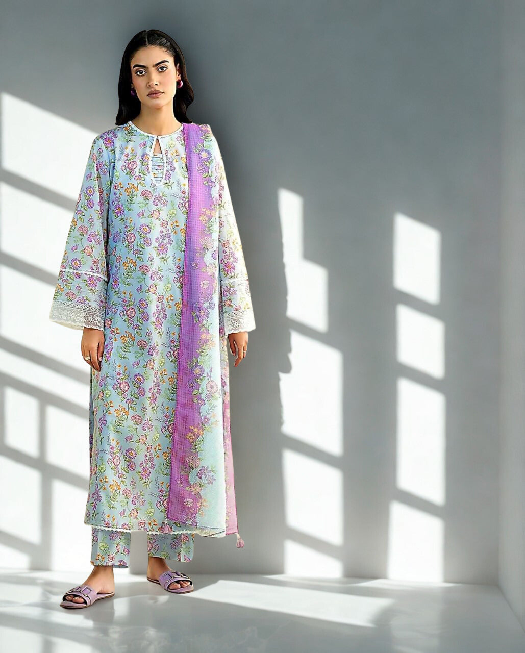 KEYSERIA- KHADDAR 3 PEICE SUIT