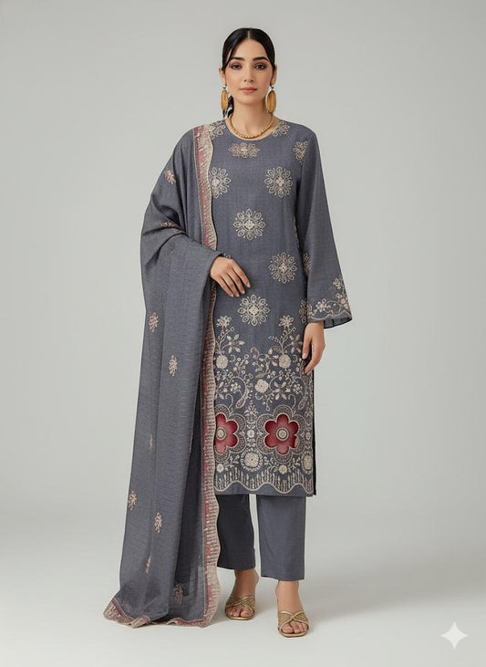 Dhanak 4-Piece Suit, Grey